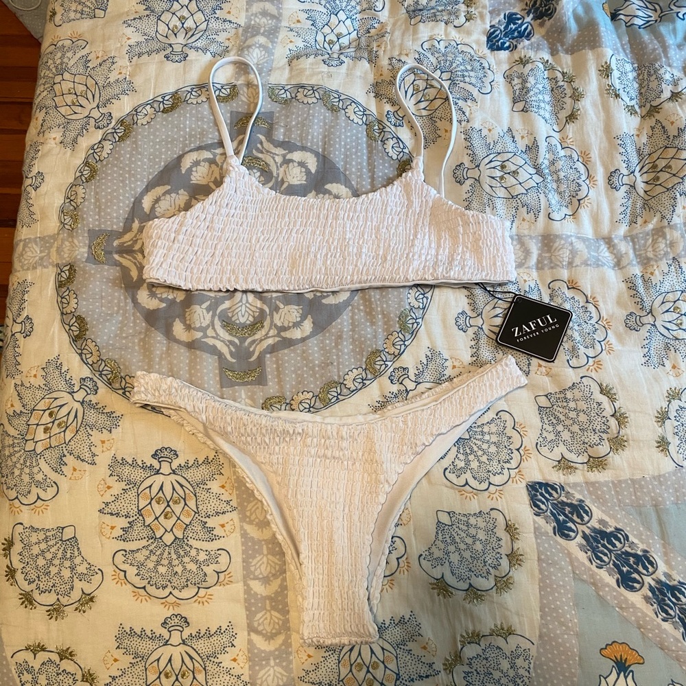 Brand new white bathing suit!